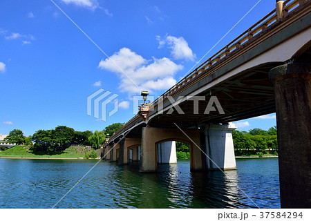 鶴見橋/岡山後楽園付近（岡山県岡山市） 37584294