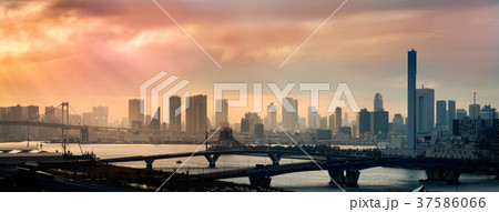 高層ビル群 37586066