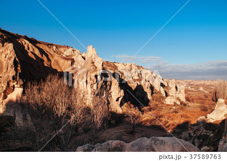 Volcanic rock landscape in Cappadocia, Turkey 37589763
