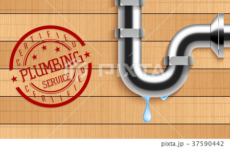 Plumbing service with water pipe Plumbing service with water pipe 37590442