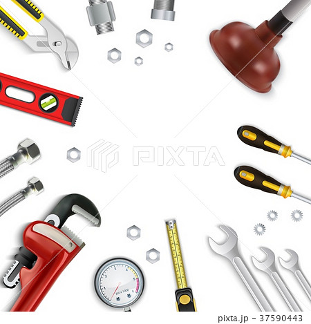Construction repair tools icon set 37590443