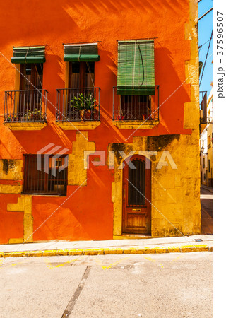 beautiful, picturesque street, narrow road beautiful, picturesque street, narrow road 37596507