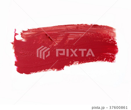 red lipstick smeared isolate red lipstick smeared isolate 37600861