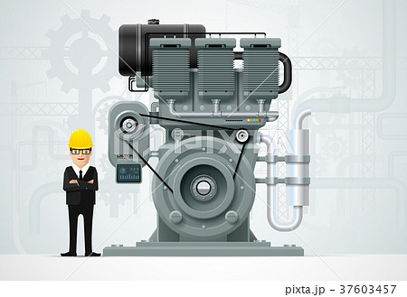 Industrial engine machinery factory engineering 37603457