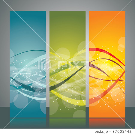 Set of wavy banners Set of wavy banners 37605442