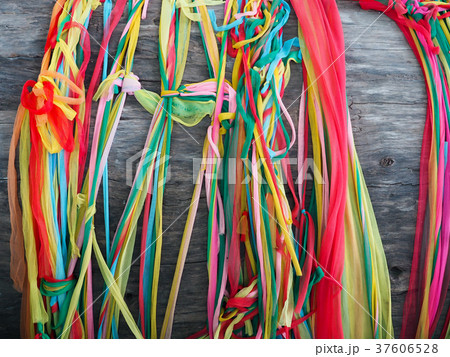 colorful ribbon for pray 37606528
