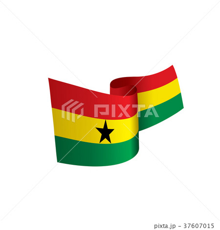 Ghana flag, vector illustration Ghana flag, vector illustration 37607015