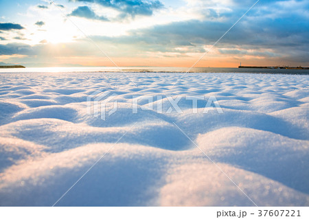 湘南雪景色 湘南雪景色 37607221