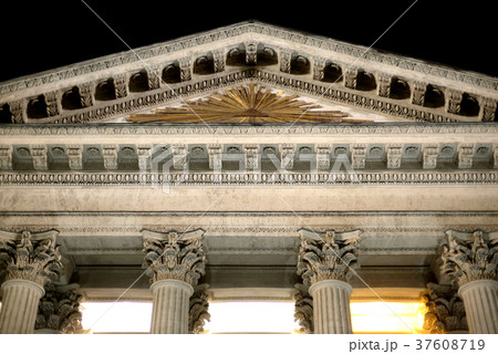 Kazan Cathedral in St. Petersburg by night. Kazan Cathedral in St. Petersburg by night. 37608719