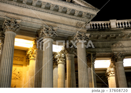 Kazan Cathedral in St. Petersburg by night. Kazan Cathedral in St. Petersburg by night. 37608720
