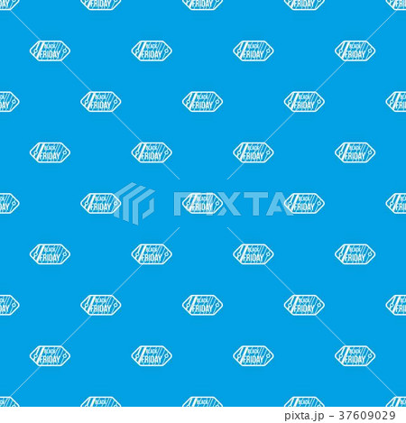 Black Friday sale tag pattern seamless blue Black Friday sale tag pattern seamless blue 37609029