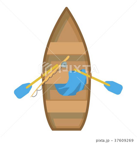 Floating boat icon, cartoon style Floating boat icon, cartoon style 37609269