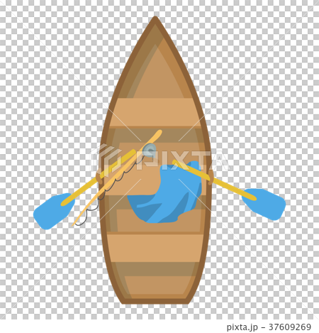 Floating boat icon, cartoon style Floating boat icon, cartoon style 37609269