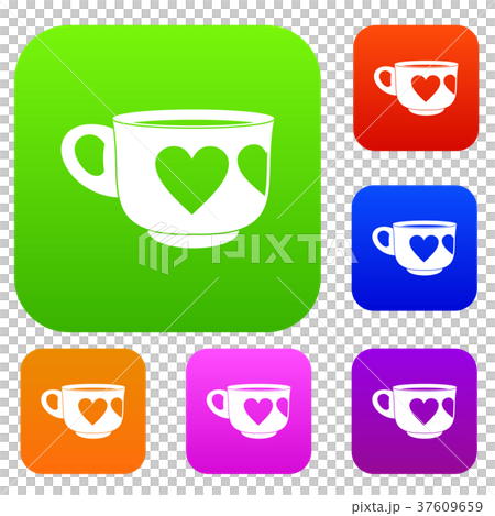 Cup set color collection Cup set color collection 37609659