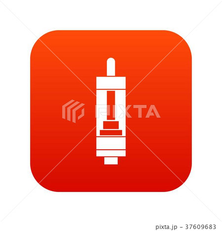 Clearomizer for cigarette icon digital red 37609683