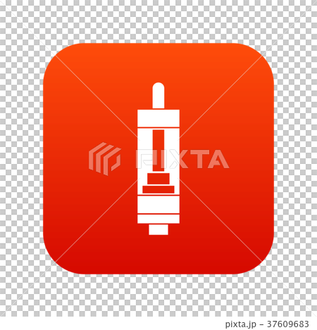 Clearomizer for cigarette icon digital red 37609683