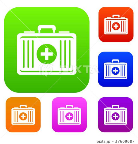 First aid set color collection First aid set color collection 37609687