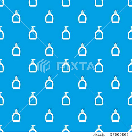 Bottle with liquid soap pattern seamless blue Bottle with liquid soap pattern seamless blue 37609865