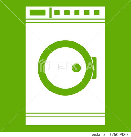 Washing machine icon green 37609980
