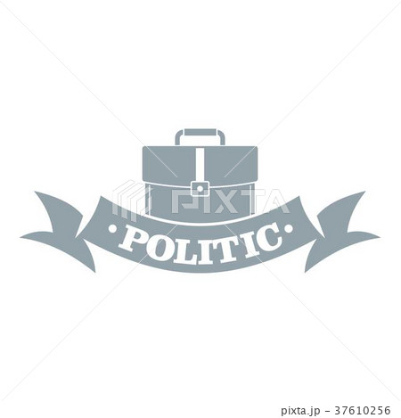 Politic logo, simple gray style Politic logo, simple gray style 37610256