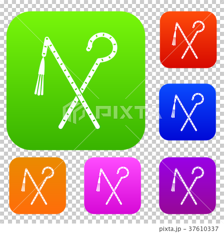 Rod and whip of Pharaoh set color collection Rod and whip of Pharaoh set color collection 37610337