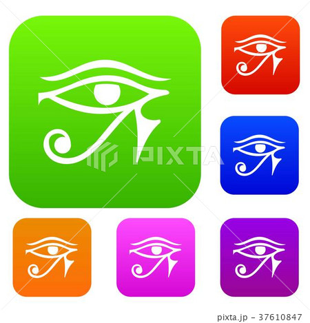 Eye of Horus Egypt Deity set color collection 37610847