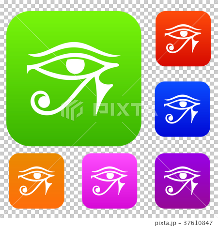 Eye of Horus Egypt Deity set color collection 37610847