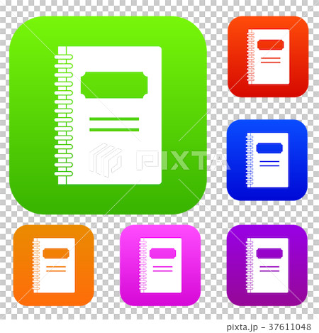 Closed spiral notebook set color collection Closed spiral notebook set color collection 37611048