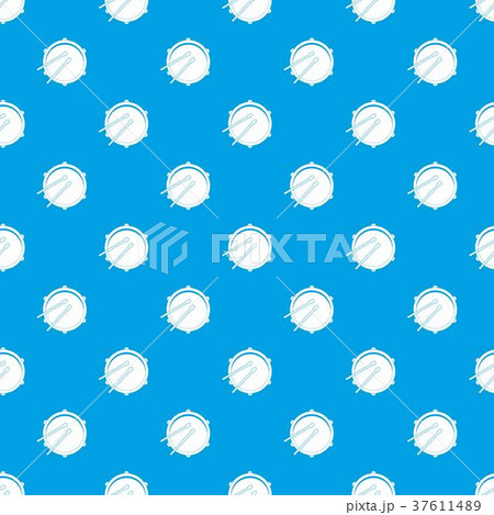 Drum pattern seamless blue Drum pattern seamless blue 37611489