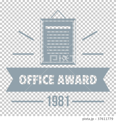 Award office logo, simple gray style 37611779