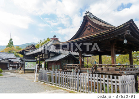 三井寺観音堂 観月舞台と百体堂 三井寺観音堂 観月舞台と百体堂 37620791