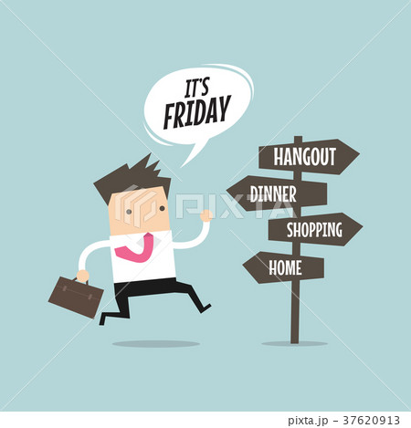 Businessman friday after work Businessman friday after work 37620913
