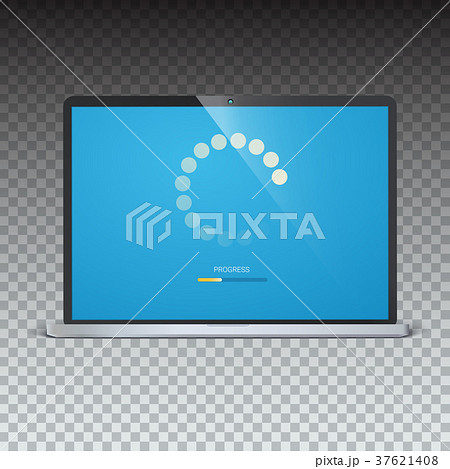 Load bar for mobile apps, web preloader on screen 37621408