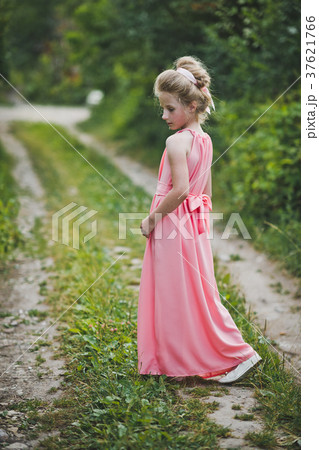 A beautiful portrait of a girl in evening dress 37621766