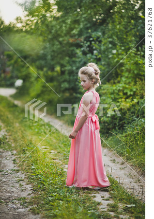 A beautiful portrait of a girl in evening dress  37621768