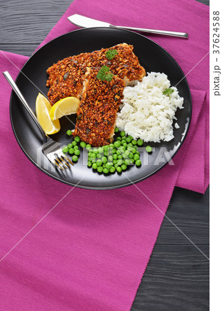 white fish fillet on a plate white fish fillet on a plate 37624588