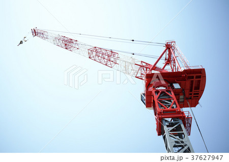 タワークレーンの写真素材 [37627947] - PIXTA