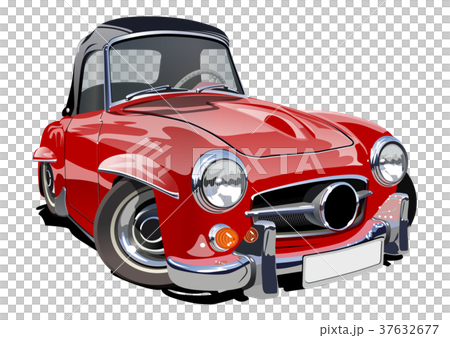 Cartoon retro car 37632677