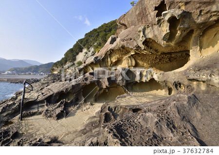 鬼ヶ城 鬼の見張場(三重県熊野市) 鬼ヶ城 鬼の見張場(三重県熊野市) 37632784