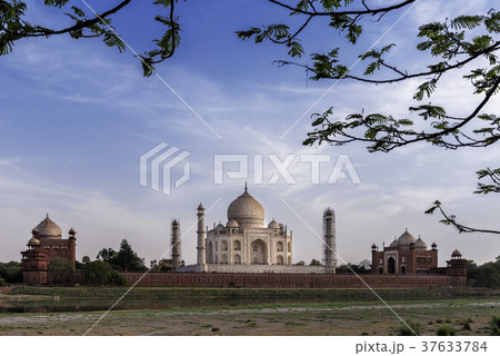 Iconic view of Taj Mahal one of the World Wonders 37633784