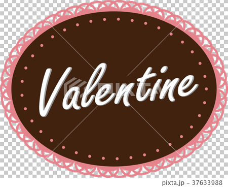 バレンタイン　レースのチョコフレーム　ビター 37633988