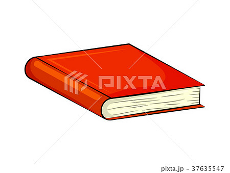 closed book cartoon vector symbol icon design. Stock