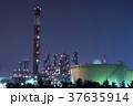 川崎工場夜景・石油化学プラント（夜光） 37635914