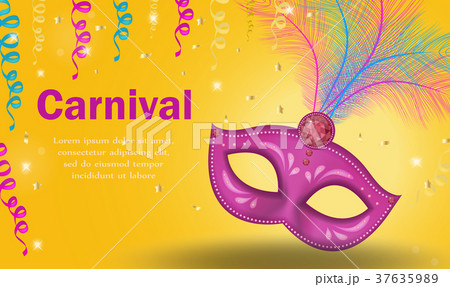 Bright carnival poster, invitation, greeting card 37635989