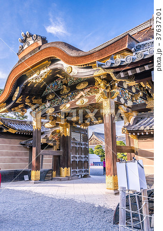 日本の風景 京都 二条城 二の丸御殿唐門 日本の風景 京都 二条城 二の丸御殿唐門 37637201