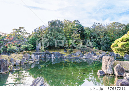 日本の風景 京都 秋の二条城　二の丸庭園 37637211
