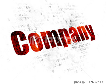 Finance concept: Company on Digital background 37637414
