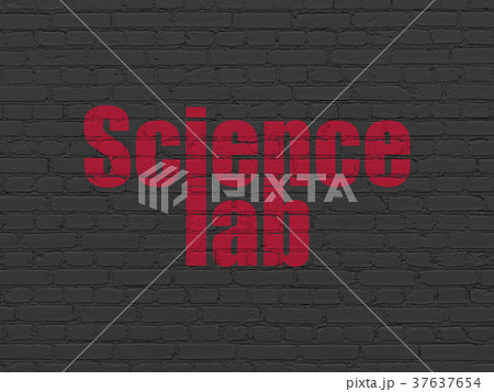 Science concept: Science Lab on wall background Science concept: Science Lab on wall background 37637654