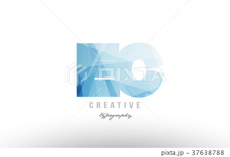 polygonal alphabet letter logo icon combination 37638788