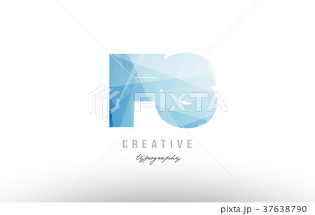 polygonal alphabet letter logo icon combination 37638790